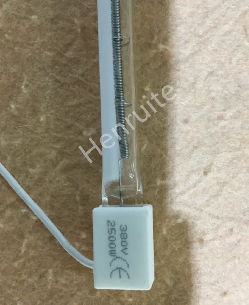 380mm 400v 3000w IR Lamp Infrared Quartz Heater Lamp Quartz Heater Lamp Short Wave Halogen IR Lamp photo-2
