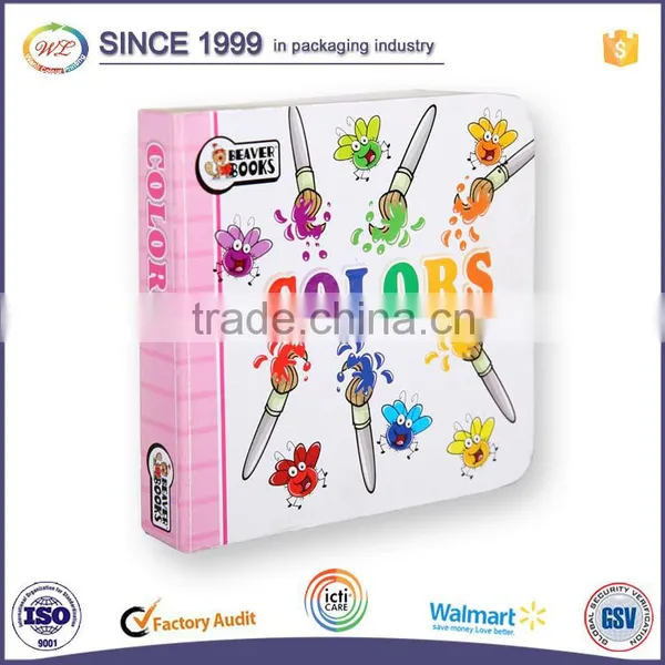 Custom CMYK or Pantone Color Printing Board Reading Child Book for Wholesale photo-3