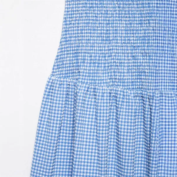 2025 Spring New Dress for Women's Wear: Slim Fit and Casual Strap, Sleeveless Round Neck, Female photo-3