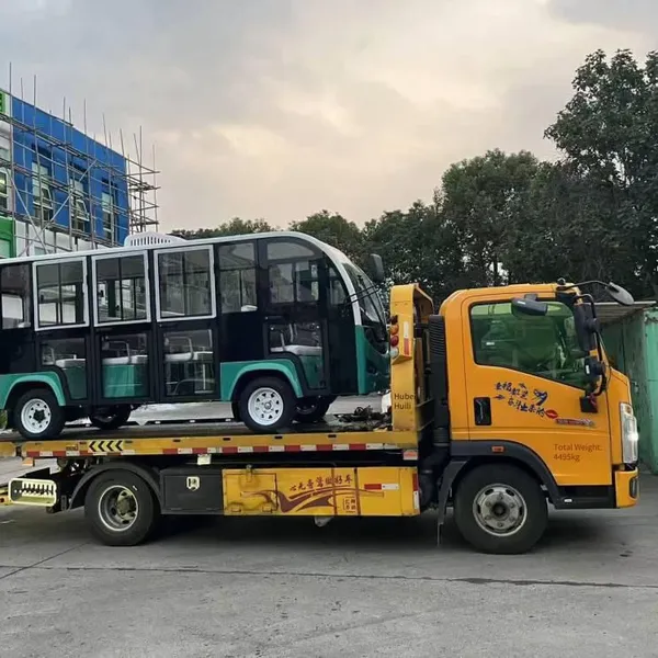 Electric Tour Vehicle, Fully Enclosed Sightseeing Bus, Factory Shuttle Bus, Customer Reception Vehicle, 14-seater Electric Sightseeing Bus With Full Glass Doors photo-2