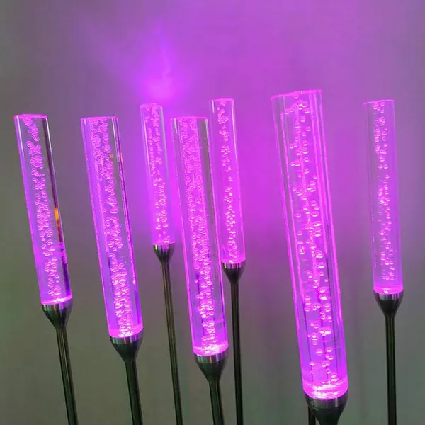Led Outdoor Reed Lights, Acrylic Rod Landscape Lawn Stake Lights for Squares and Parks, Warm White Light photo-2
