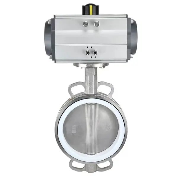 Pneumatic Wafer Type Butterfly Valve photo-3