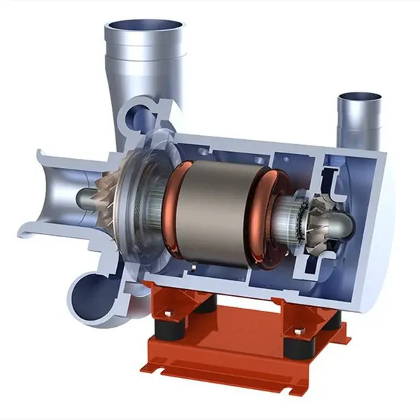 Air Suspension Blower, Made of High-grade Aviation Aluminum Alloy, Using Permanent Magnet High-speed Motor, Energy-saving and Carbon-reducing
