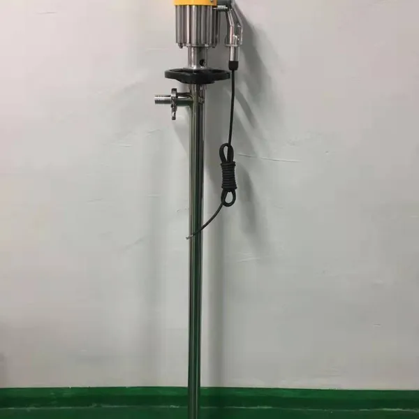 hd - e2 - v - Ss304 - 1000hp High - Lift Electric Drum Pump With Stepless Speed - Regulating Motor, Stainless Steel Oil Pump photo-4