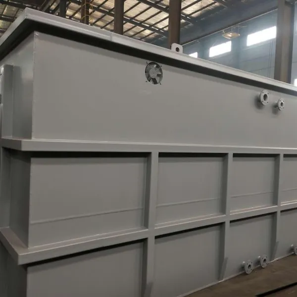 Mini Sewage Treatment Plant PLC Pump 3000L/Hour Productivity for Small House Community Household Wastewater Treatment