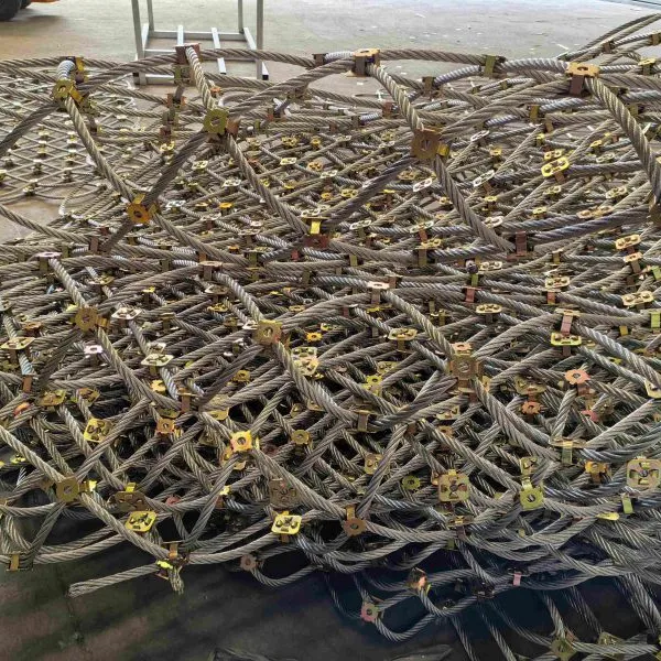 Stainless Steel Woven Wire Rope Net High Tensile Strength Active Rockfall Barrier System Slope Protection Factory Production photo-6