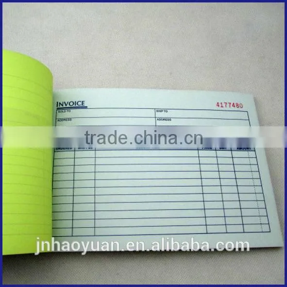 Custom Business Form Invoice Booklet photo-4