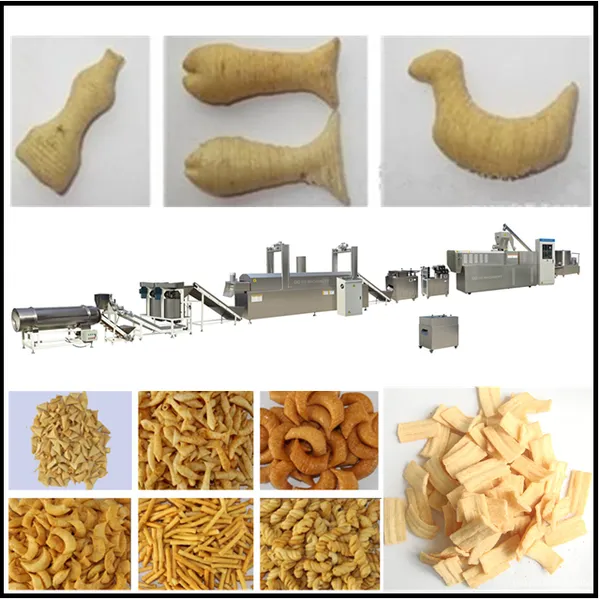 Jinan DG Automatic Extruded Fried Snack Food Wheat Flour Bugles Chips Making Machine/Production Line photo-2