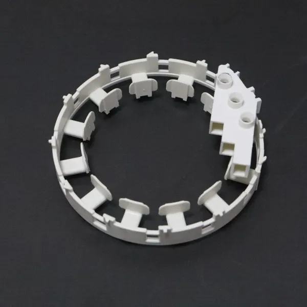 IATF 16949 PA66 Electronic Ring Retainer Custom Injection Molding Automated Vision Inspected Plastics Export To Poland Auto Hub photo-4