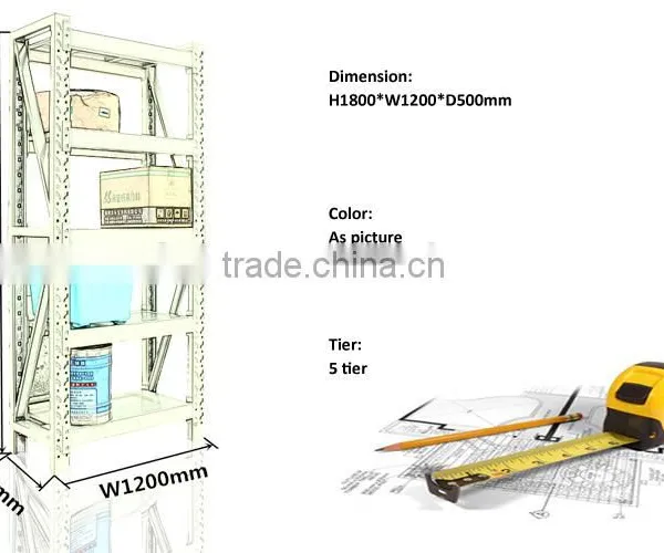 OR-SH017 Steel Frame Warehouse Used 4 Tier Steel Storage Rack photo-3