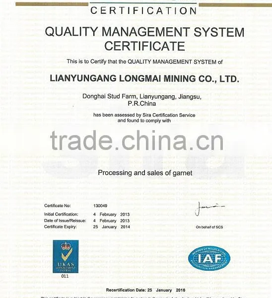 Sand Blasting Garnet/ Industry Garnet Sand Blasting photo-3