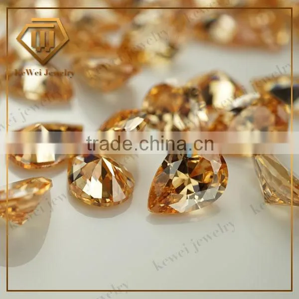 5*7 Pear Cut Champagne Gemstone From China 2015