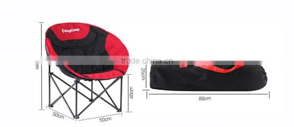 Heavy Duty Construction Moon Leisure Lightweight Camping Chair for Indoor and Outdoor photo-6