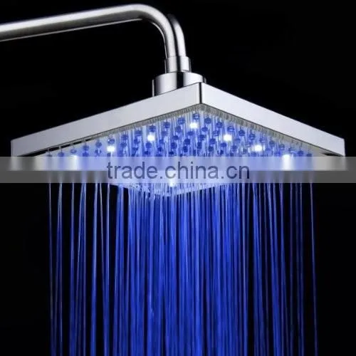 LED Overhead Rain Shower, LED Light Shower Head, Rain Shower Head Ceiling photo-4