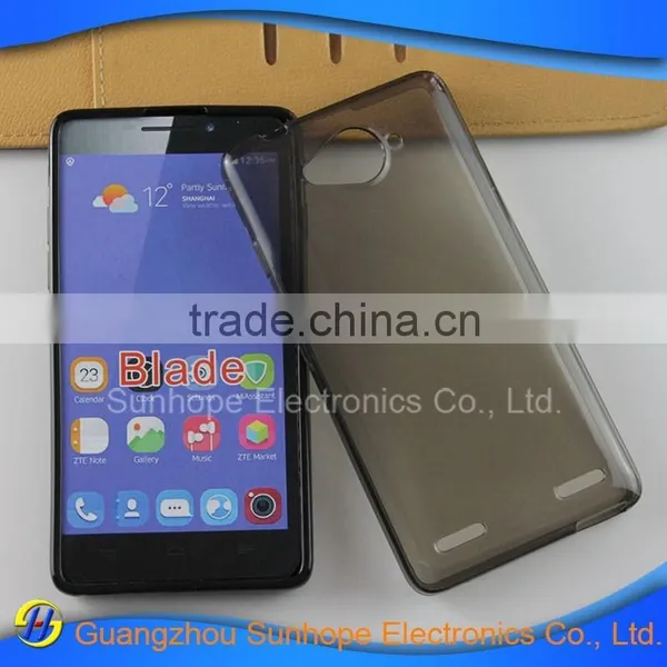 Wholesale Smooth Clear Soft Tpu Mobile Phone Case for ZTE Blade L3 PLUS Skin photo-4