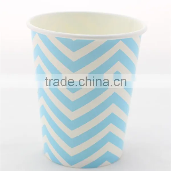 SGS&FDA Certificated New Design 9oz Stocked Cup Cold Drinking Paper Cups photo-3