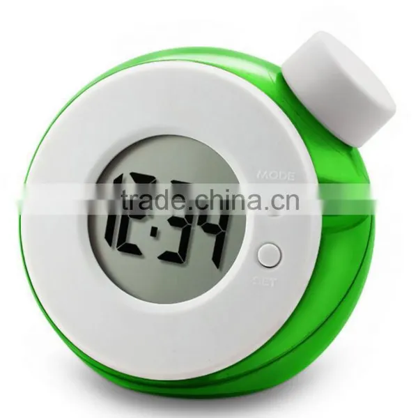 Fantastic Water Powered Alarm Clock Intelligent Quieten LED Clock Environmental Water Power Clock Without Battery Quality Choice photo-2