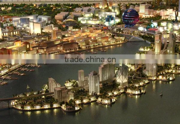 Urban Planning Scale Model, Government Land Using Project for Commercial Center photo-3