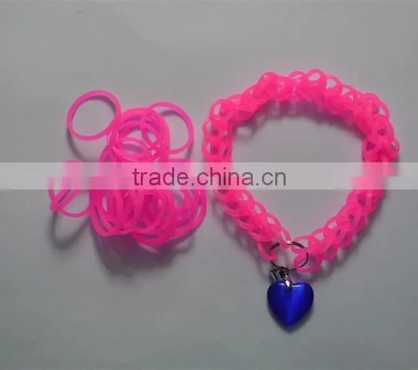 Beautiful Lady Silicone Rainbow Braid Wrist With Many Colors photo-5