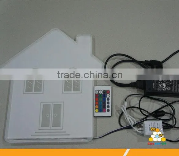 Customized Shape Laser Dot LED Acrylic Panel photo-3