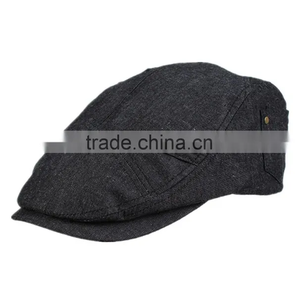 Most Fashion Plain Custom Peaked Cap Factory Wholesale photo-2