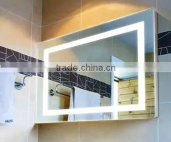 Bathroom Design IP44 LED Heat Pad Back-lit Bathroom Mirror photo-3