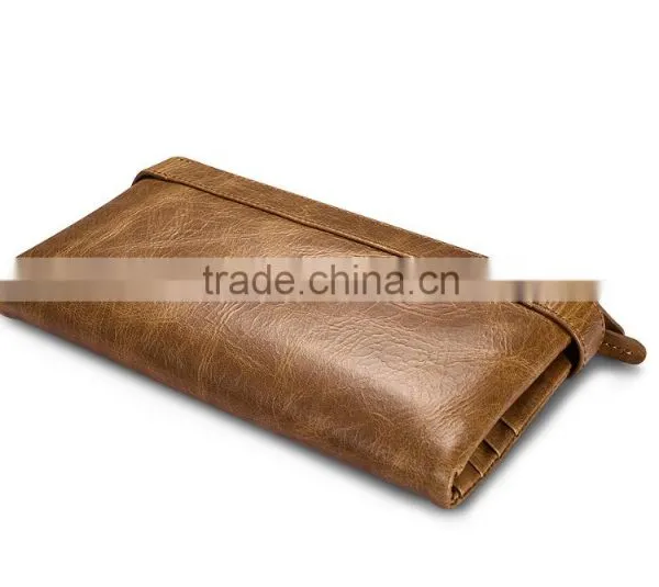 Icarer Luxury Classical Zipper Real Leather Handbag Wallet With Card Slot MT-5592 photo-4