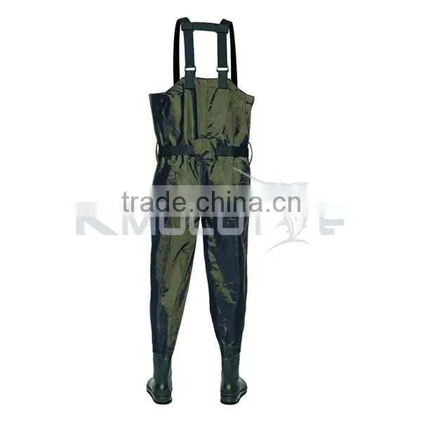 Kmucutie CHN-81206 Nylon PVC Fishing Waders Breathable Waterproof Fishing Wader Boots photo-3