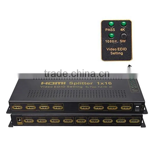16 Way HDMI Splitter 1 in 16 Out Support 3D 1080p EDID photo-2