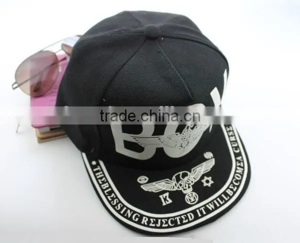 BSH023 Lighting 3D Skull Embroidery Baseball Cap Fashion Sport Hat photo-4