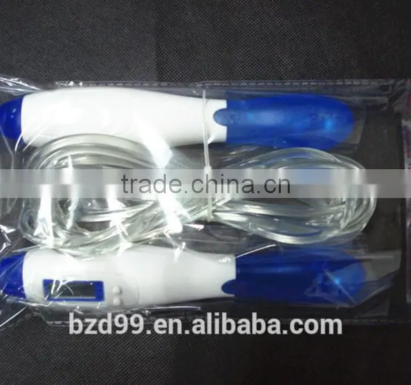 Manufacturer OEM/ODM Smart Sport Fitness PVC Adjustable Digital Step/Distance/ Calorie Rope Skipping Wire Length Counter photo-4