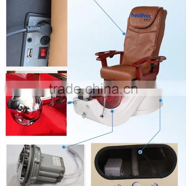 Brown Crystal Bowl Shiatsu Massage Massage Chairs Medallion Chair photo-5