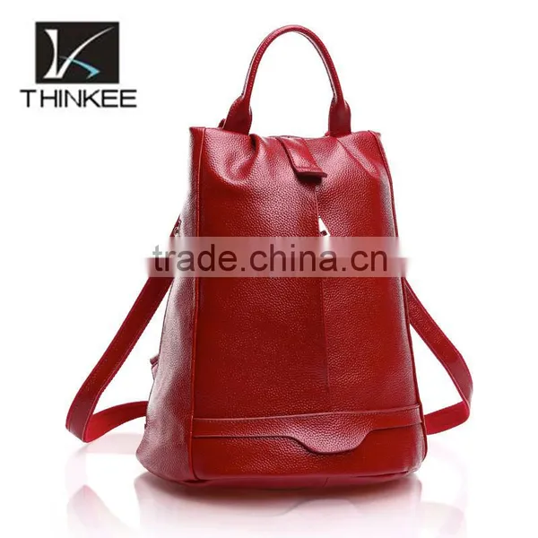 China Suppliers Wholesale Custom Leather Backpack Bags for Ladies photo-3