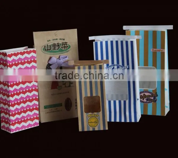 Bread Packaging Paper Bag, Tin Tie Bag