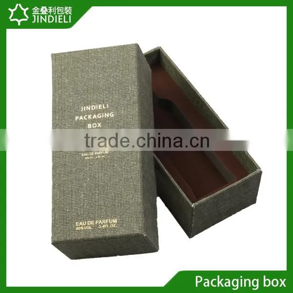 High Quality Customized Reusable Perfume Box Pacakaging With Gold Hot Stamping photo-3