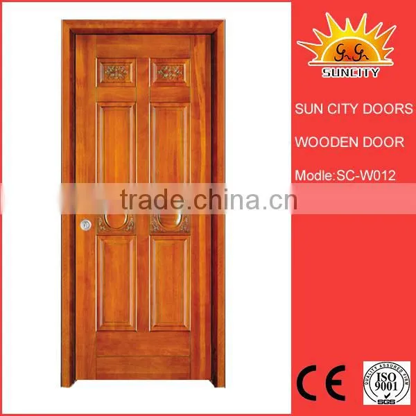 SC-W012 Wooden Single Door Design For Sale