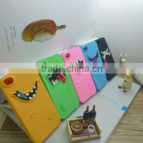 Silicone New Funny Case for Iphone 4, Iphone 5 photo-3