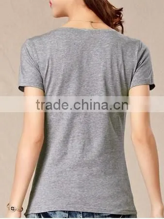 Summer Big Yards of Cotton Embroidered Folk Women's T-shirt of Women Knitting t Shirt photo-2