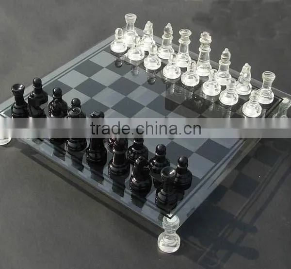 Glass Chess Set With Youth,Medium,Large Size photo-3