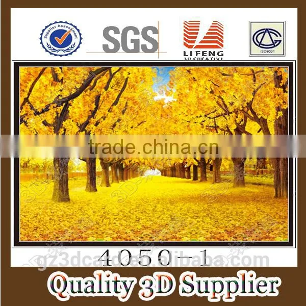 3D Dimensional Picture Lenticular Effect 3D Picture of Trees From Orginal Factory 2016 photo-3