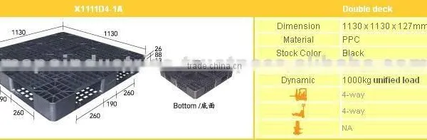 1130 X1130 X127 Plastic Pallet