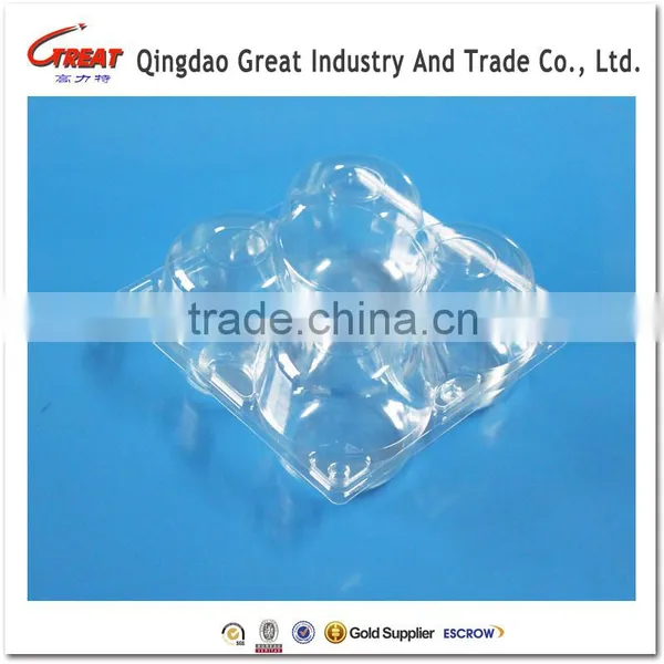 Disposable Plastic Fruit Apple Packaging Tray 4 Apples Packaging Tray Quality Choice photo-6