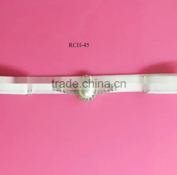 2015 Hot Selling Factory Price Pearl and Rhinestone Connector Decoration Headwear (RCH-45) photo-5