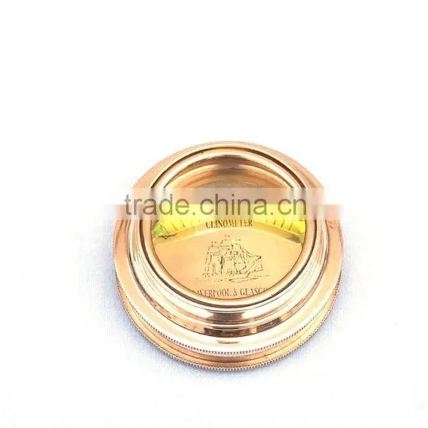 Nautical Solid Brass Clinometer Compass Paperweight 13414 photo-2