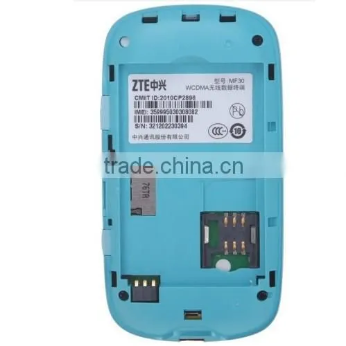 Cheapest 3G Pocket Wifi Router ZTE MF30 Global Mobile Hotspot 3G Wireless Modem 7.2Mbps With TF Card Slot(Black photo-2