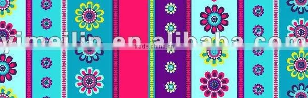 Printed Polyester Brushed Fabric for Bedsheet