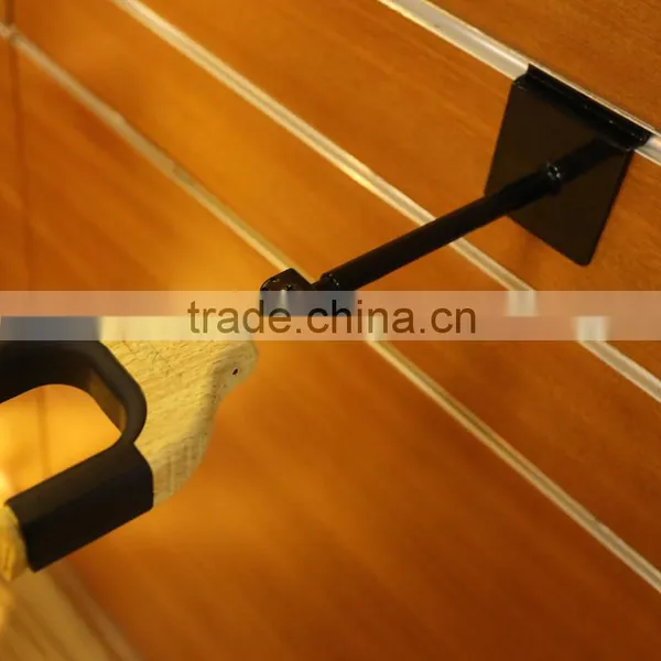 Auto Lock Long Guitar Hanger Used On Slatwall photo-2