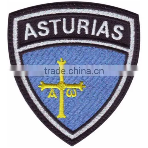 MACHINEREY ASTURIAS CREST FLAG EMBROIDERY SEW ON PATCH