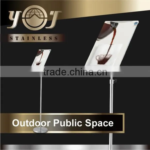 New Design Steel Poster Board Stands Acrylic Display Stand photo-6