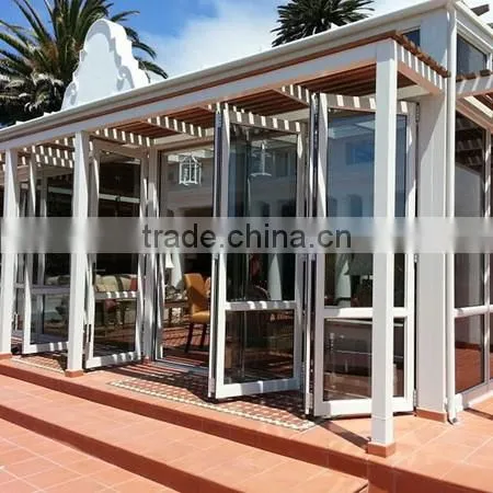 2016 Europe Design Hot Selling Upvc Folding Windows and Doors China UPVC Manufacture Sliding Casement Folding Windows photo-2